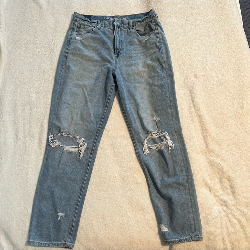 American Eagle Outfitters Distressed Mom Jean